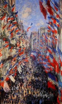 Claude Monet Werke - die Rue Montorgeuil Claude Monet